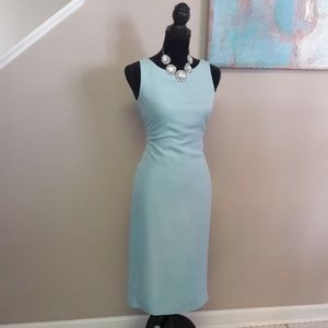 Ann Taylor/Powder Blue/ Sleeveless/ Sheath Dress